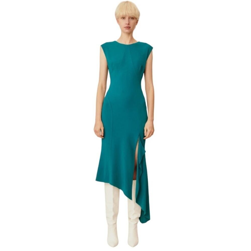 NWT Elegant Evening Formal Asymmetrical Ginger & Smart Eternal Note Dress Sz 12